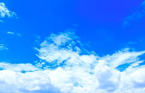 Clouds in the blue sky Stock-Fotos