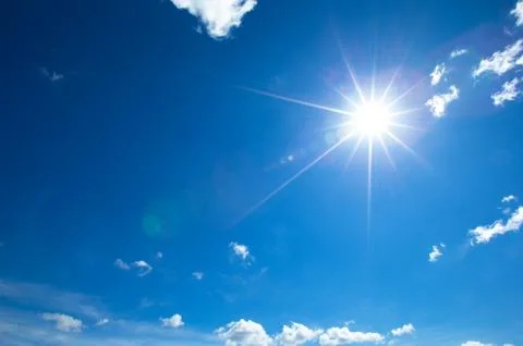 Clouds in the blue sky Stock Photos
