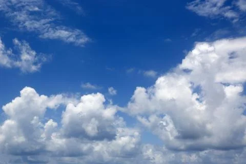 Clouds in blue sky 스톡 사진