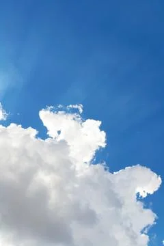 Clouds blue sky Stock Photos