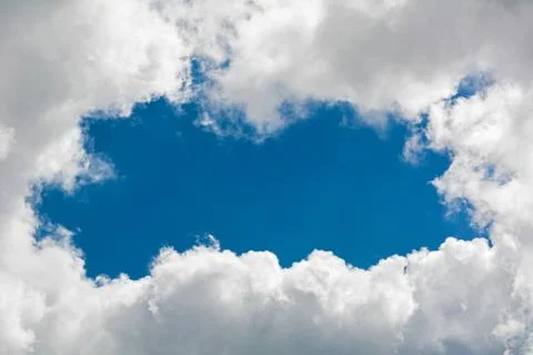 Clouds on a blue sky Stock Photos