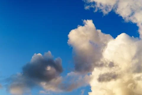 Clouds in the blue sky Stock Photos