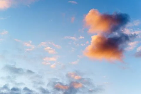 Clouds in the blue sky Stock Photos