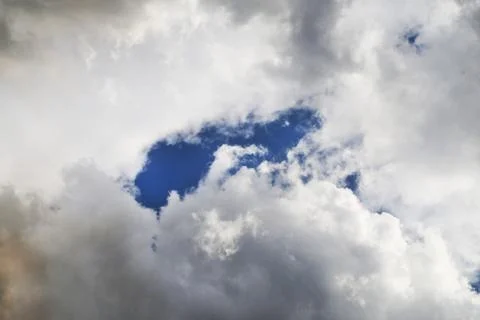Clouds on the blue sky Stock Photos