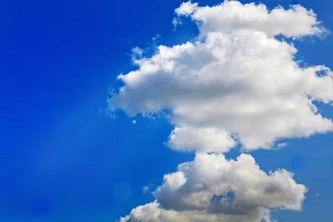 Clouds on blue sky Stock Photos