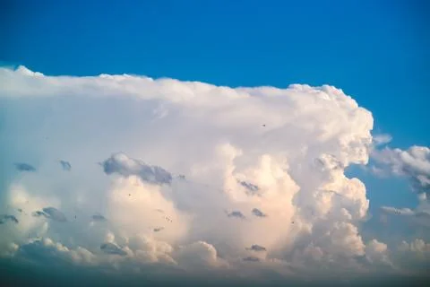Clouds on a blue sky Stock Photos