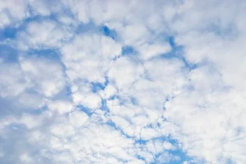 Clouds in a blue sky Foto stock