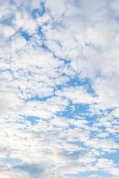 Clouds in a blue sky Foto stock