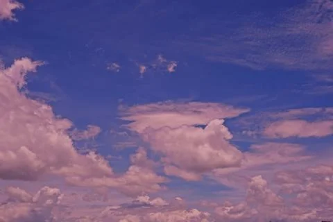 Clouds in the blue sky Stock Photos