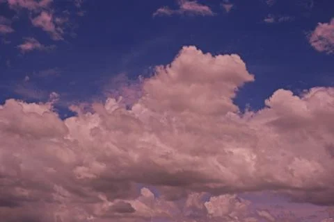 Clouds in the blue sky Stock Photos