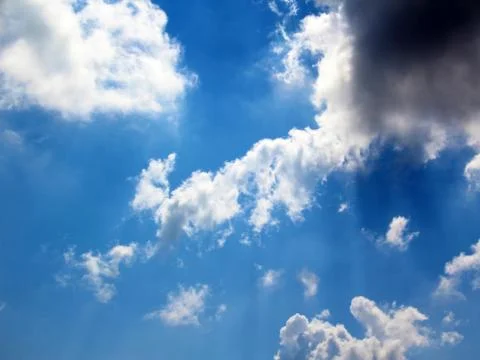 Clouds in blue sky Stock Photos