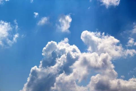 Clouds in blue sky Stock Photos