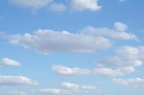 Clouds in the blue sky Stock Photos