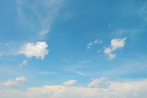 Clouds in the blue sky 写真素材