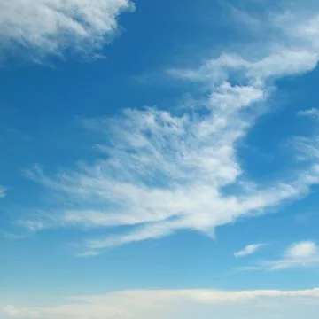 Clouds in the blue sky Stock-Fotos