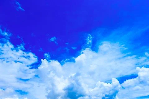 Clouds in the blue sky Stock Photos