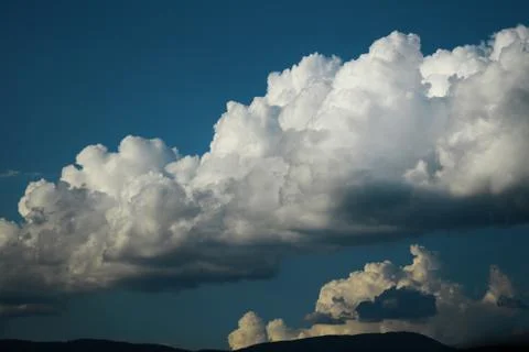 Clouds on blue sky Stock Photos