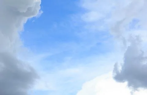 Clouds with blue sky Stock Photos