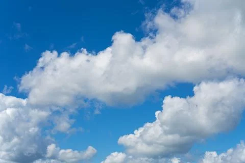 Clouds on the blue sky Stock Photos