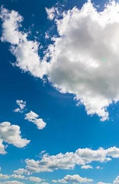 Clouds in the blue sky Stock-Fotos