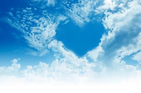 Clouds in the blue sky Stock Photos
