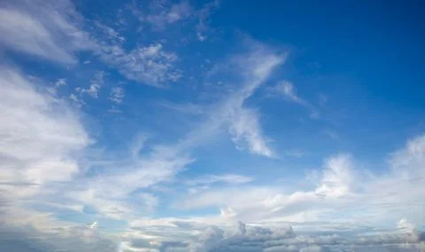 Clouds in the blue sky Stock Photos