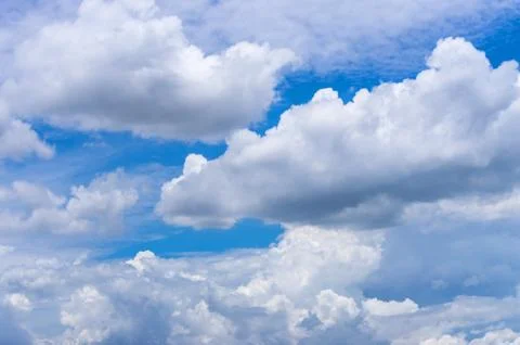 Clouds in the blue sky Stock Photos