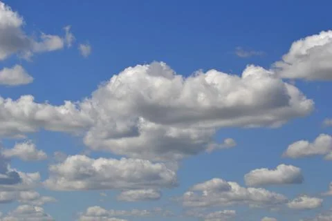 Clouds in blue sky Foto stock