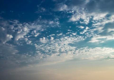Clouds in the blue sky 스톡 사진