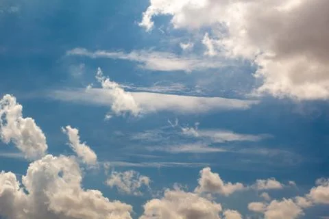 Clouds on a blue sky Stock Photos