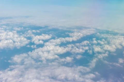 Clouds on the blue sky Stock Photos