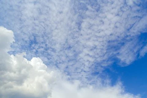 Clouds on the blue sky. 스톡 사진