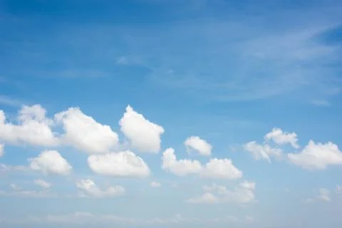 Clouds on blue sky Stock Photos