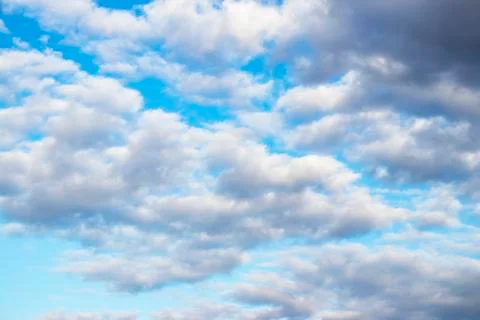 Clouds in the blue sky. Stock Photos