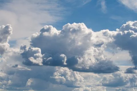 Clouds in the blue sky Stock Photos