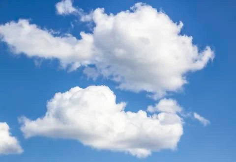A clouds in the blue sky Foto stock