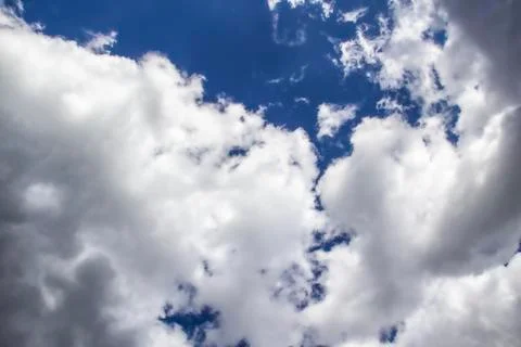 A clouds in the blue sky Foto stock