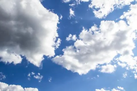 A clouds in the blue sky Stock Photos
