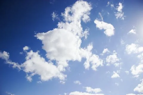 Clouds with blue sky Stock Photos