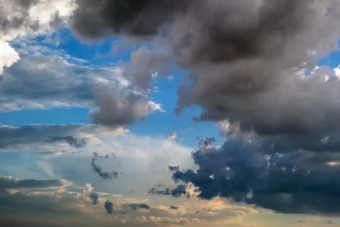 Clouds in the blue sky Stock Photos