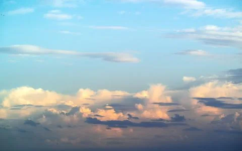 Clouds on a blue sky Stock-Fotos