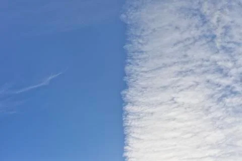 Clouds in the blue sky. Stock Photos