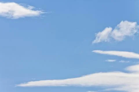 Clouds in the blue sky. Stock Photos