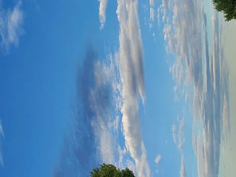 Clouds blue sky Stock Photos