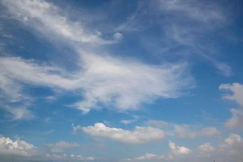 Clouds in the blue sky Stock Photos