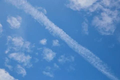 Clouds in the blue sky Stock Photos