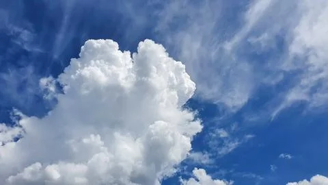 Clouds in blue sky Stock Photos