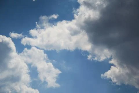 Clouds in the blue sky Stock Photos