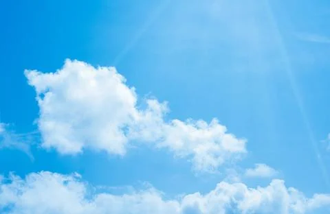 Clouds on blue sky Stock Photos