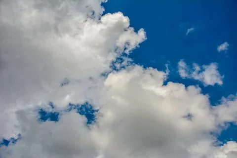 Clouds in the blue sky . Stock Photos